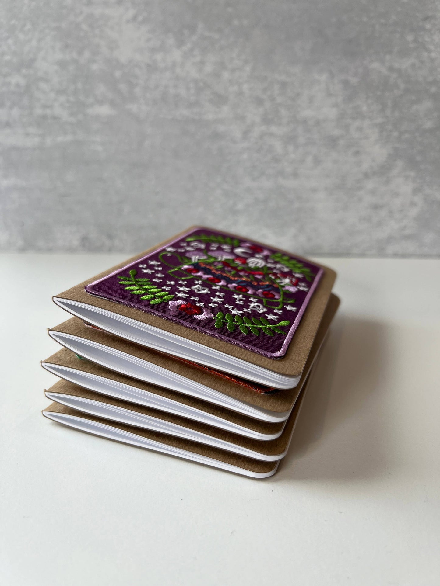 Squirrel Embroidery Pocket Notebook from Rikrack