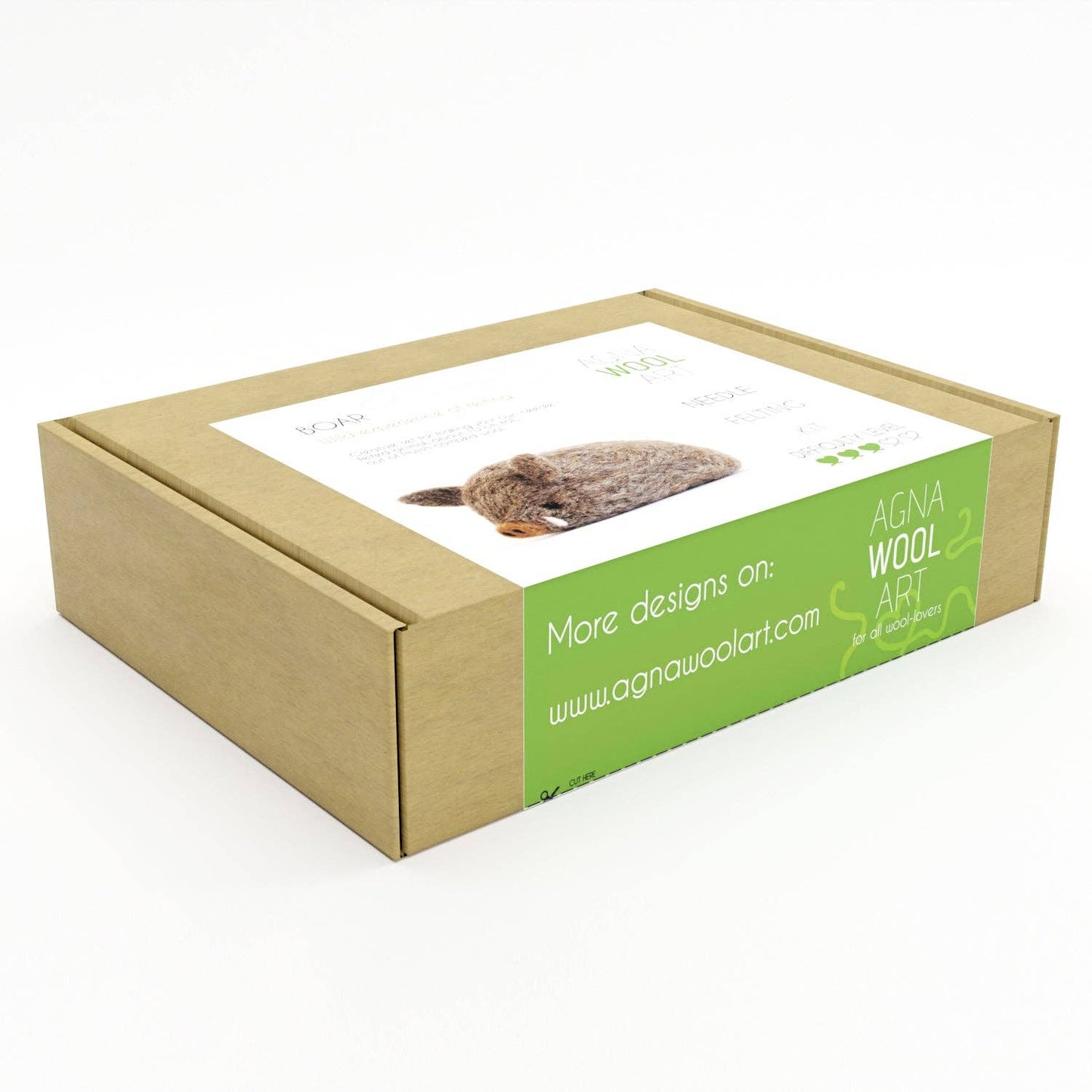 Boar Needle Felting Kit by Benzie Design