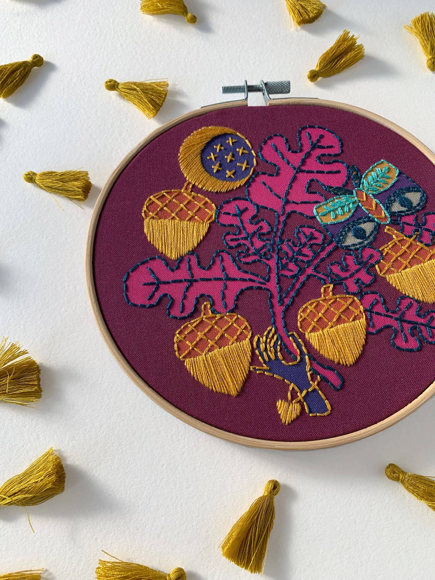 Acorns Embroidery Kit by Rikrack