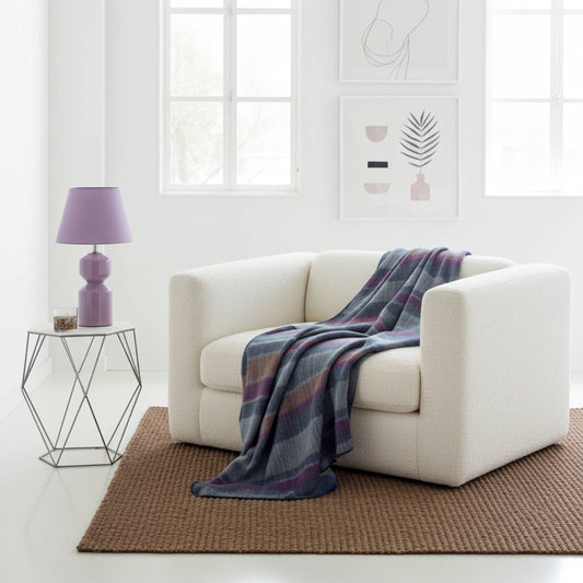 Alpaca Throw in Patchwork from Shupaca Alpaca