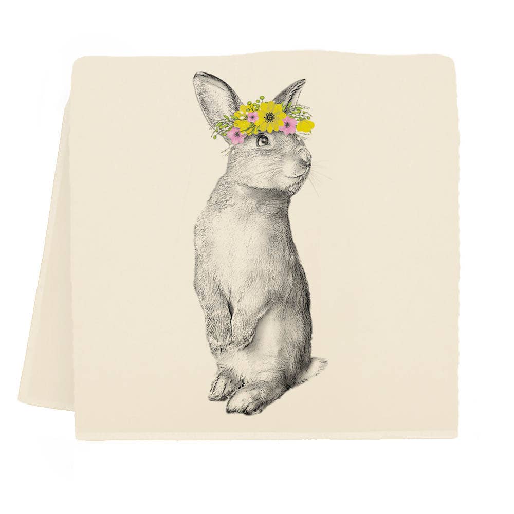 "Peaches" the Bunny Tea Towel from Eric and Christopher