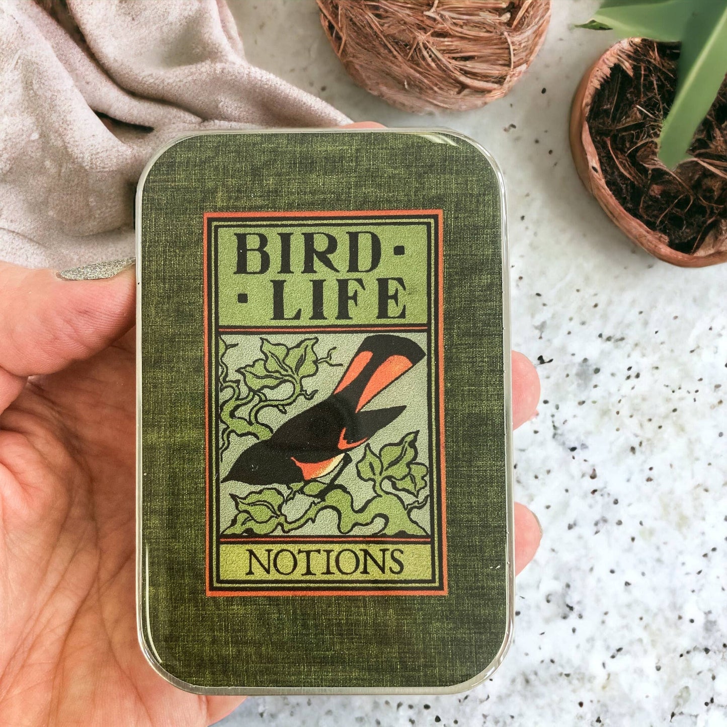 Bird Life Notions Tin from Firefly Notes