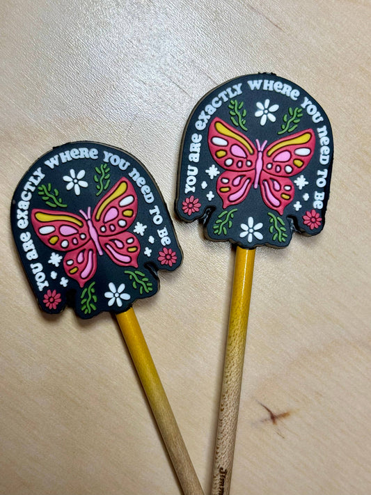 Motivational Butterfly Stitch Stoppers from Comma Craft Co