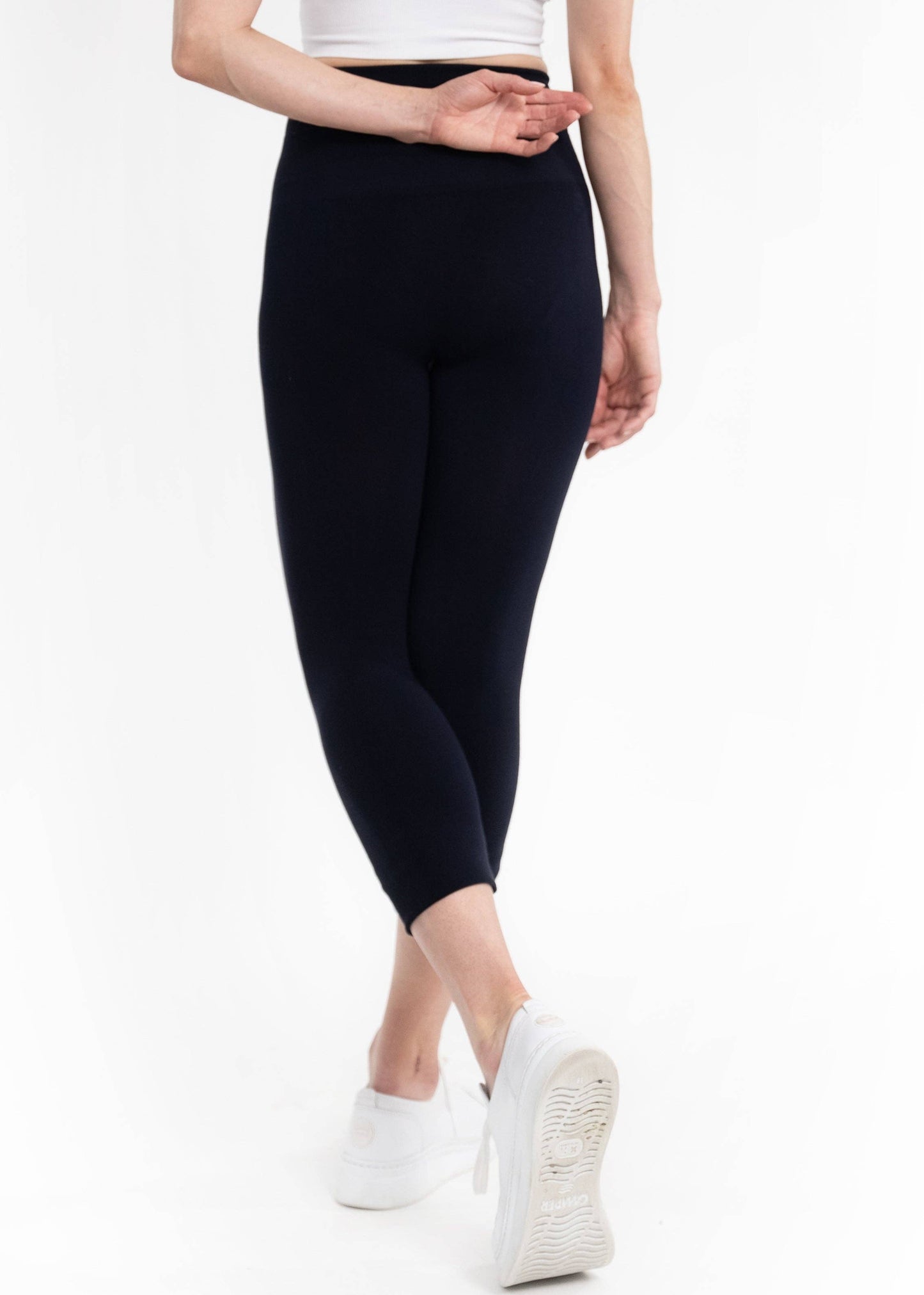 High Waist Crop (3/4) Leggings by Elietian