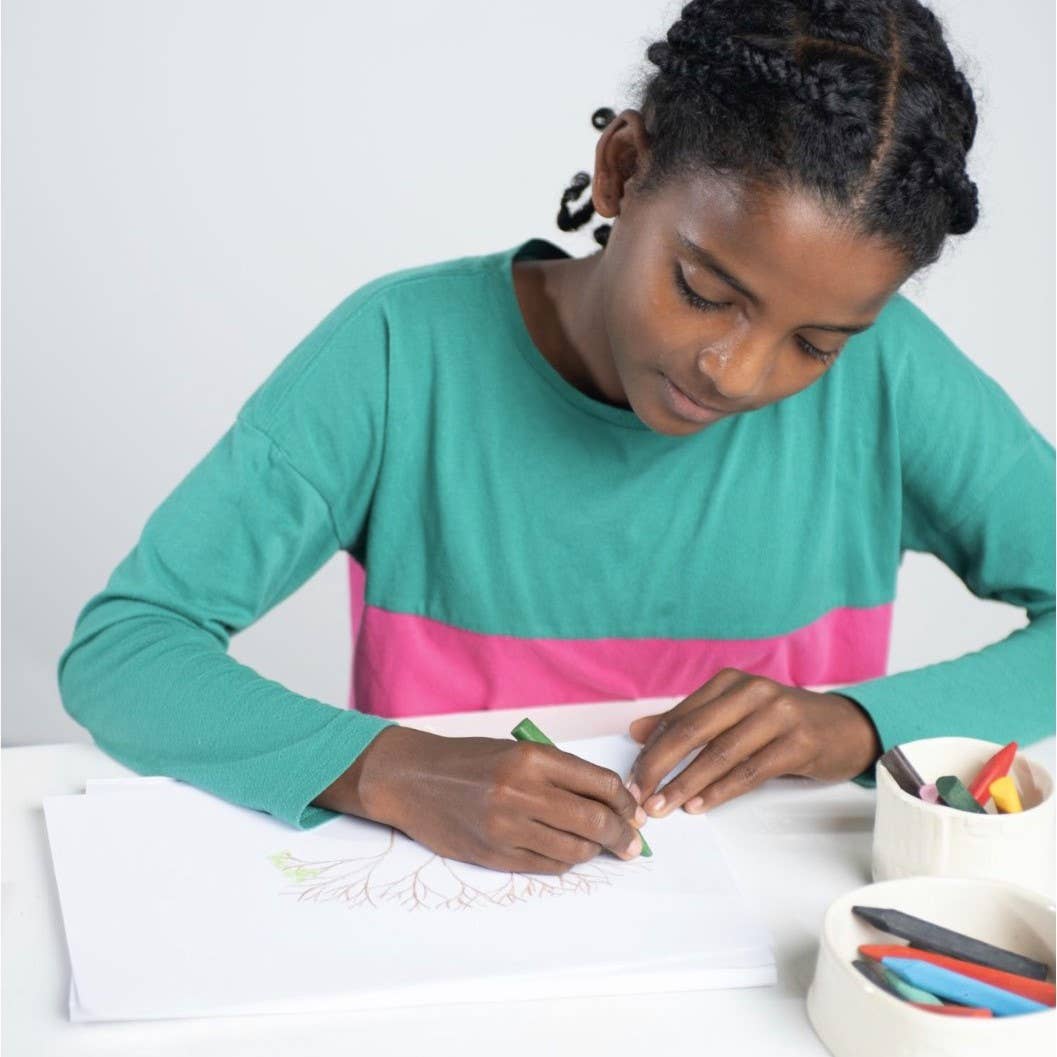 Beeswax Triangle Crayons by Eco-Kids