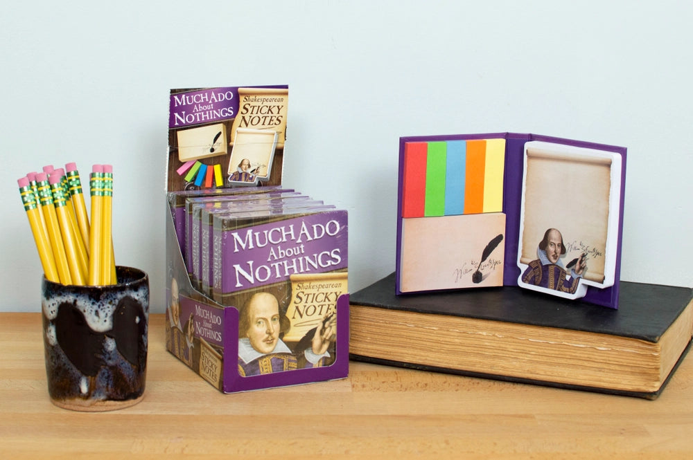Much Ado about Nothings (Shakespeare) Sticky Notes from The Unemployed Philosophers Guild