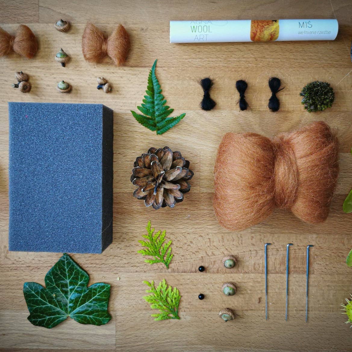 Bear Needle Felting Kit by Benzie Design