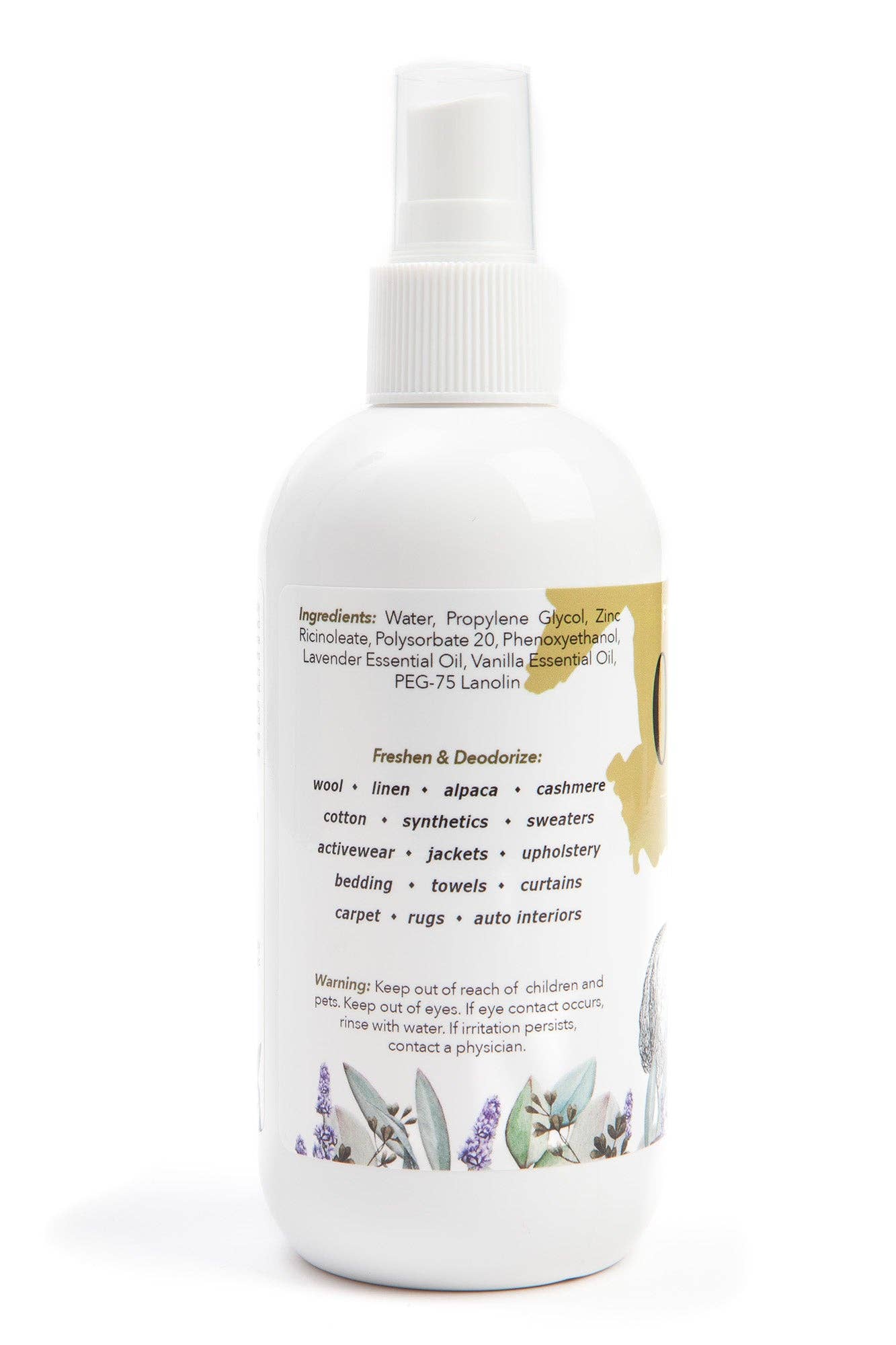 Wool, Linen, Fabric Spray, 8 oz from Desert Breeze Distributing