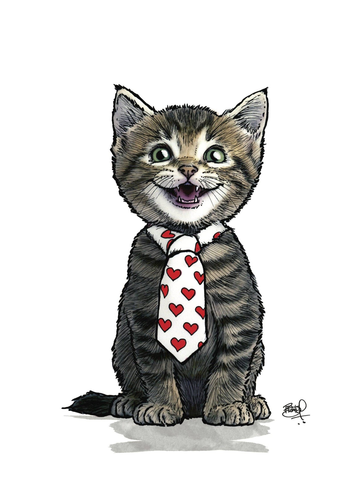 All of My Heart Greeting Card (blank inside) by Shawn Braley Illustration - Maine Yarn & Fiber Supply