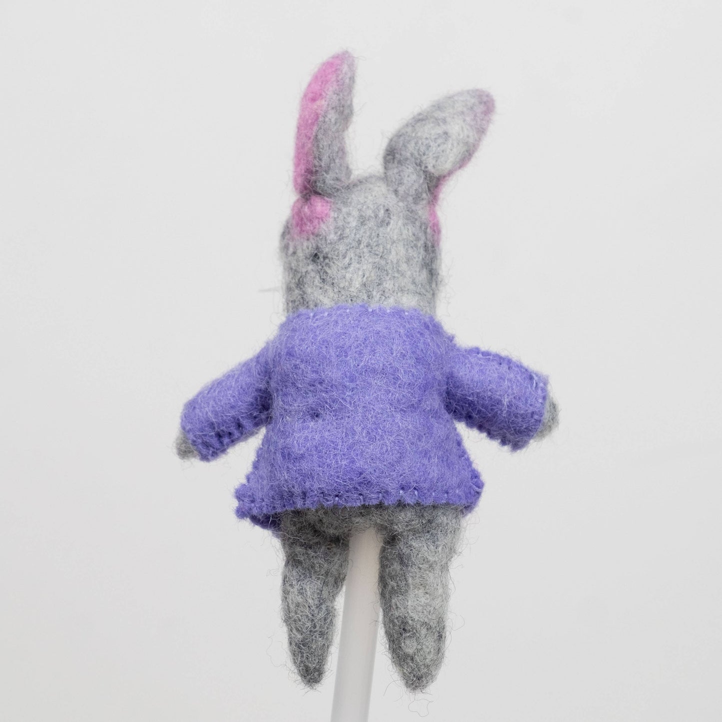Bunny Felt Finger Puppets by The Winding Road