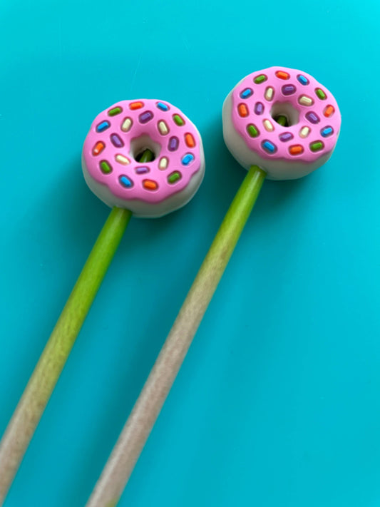 Pink Donut Stitch Stoppers from Comma Craft Co