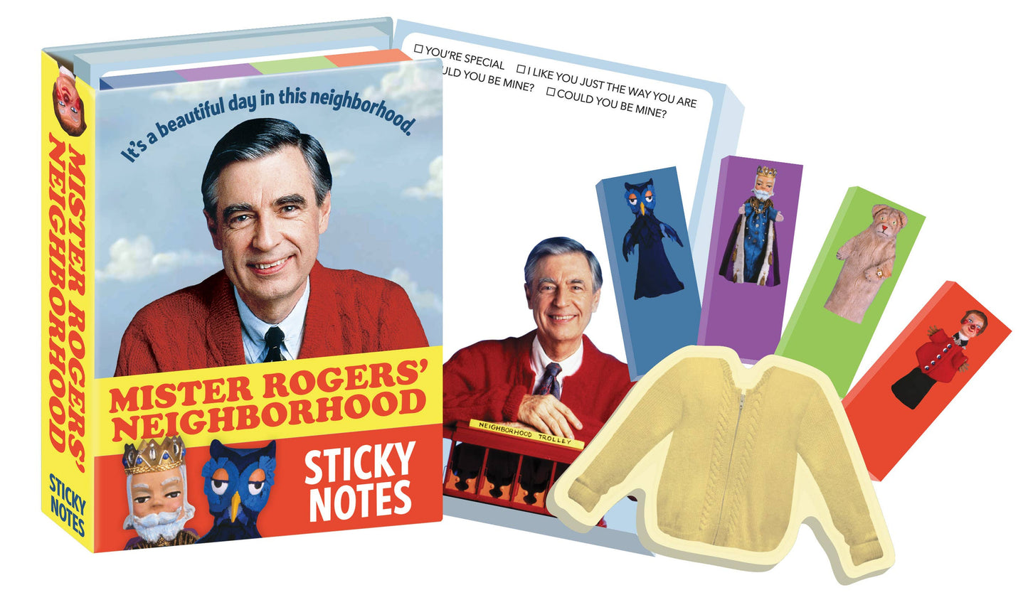 Mister Rogers Sticky Notes from Unemployed Philosophers Guild