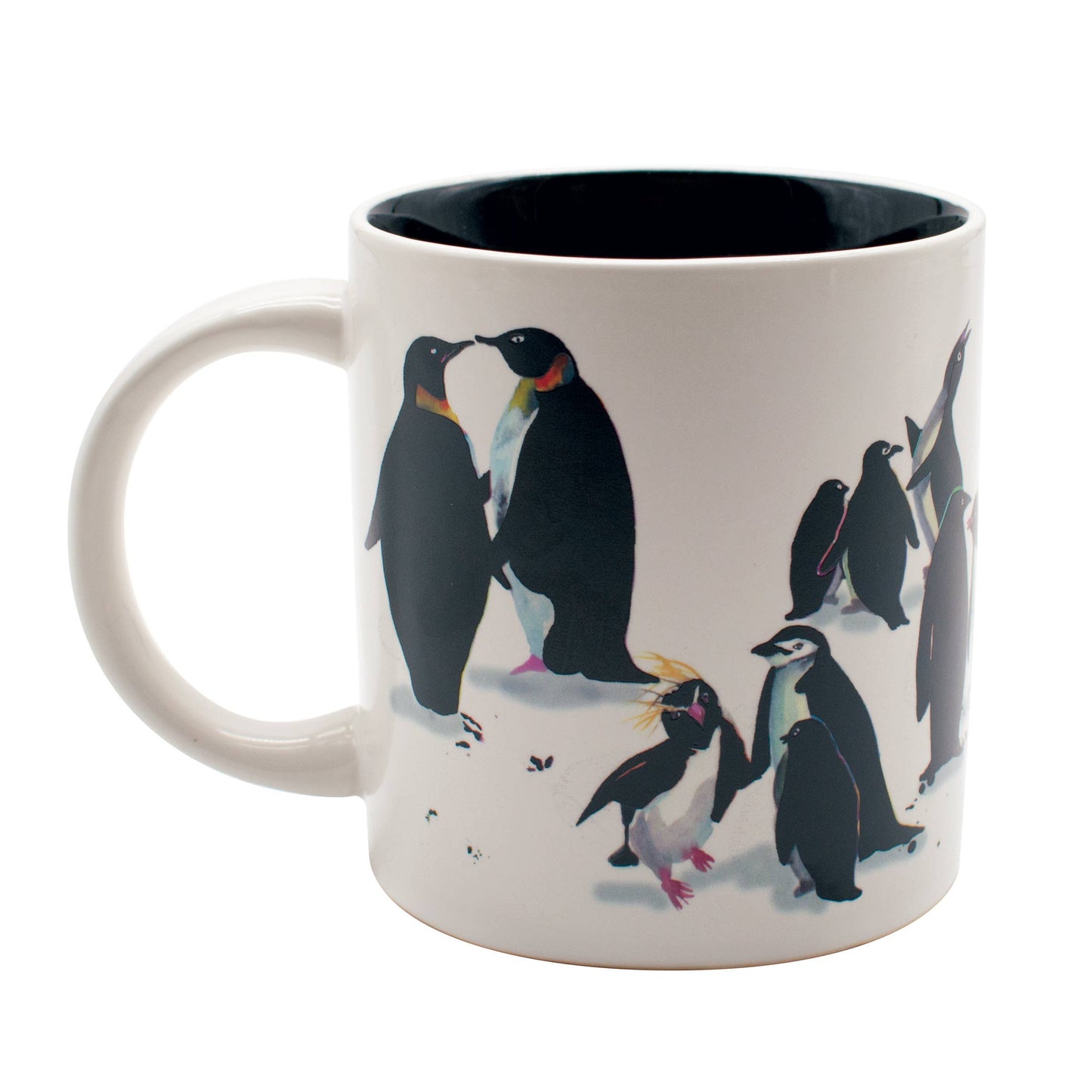 Penguin Party Heat-Changing Coffee Mug from Unemployed Philosophers Guild