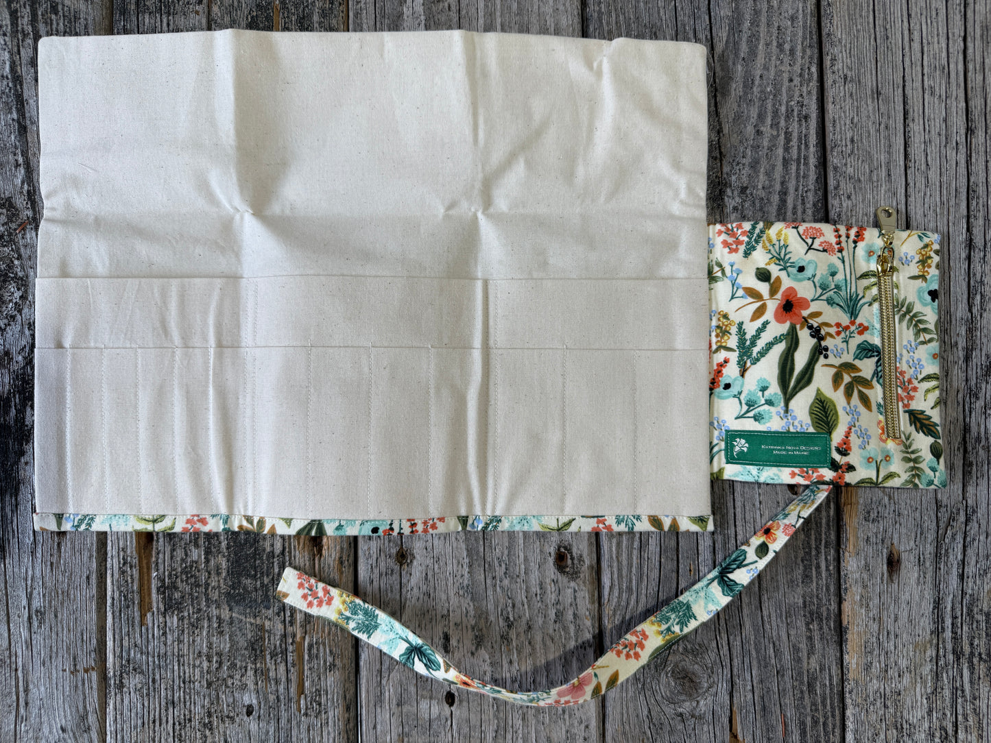 Wildflowers Small Needle Organizer by Katrinka Nova Designs