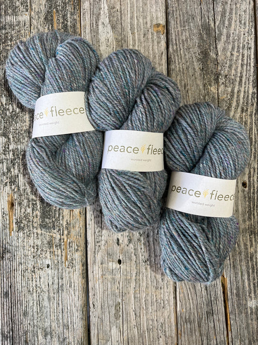 Peace Fleece Worsted: Zarya Fog - Maine Yarn & Fiber Supply