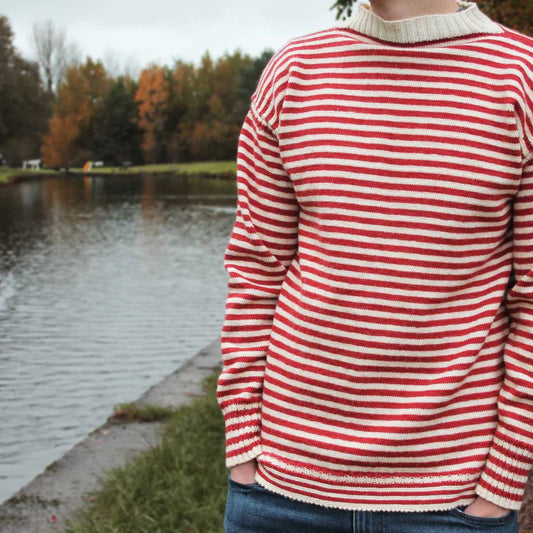 Skipper Guernsey: Malin Bronze by Baa Ram Ewe - Maine Yarn & Fiber Supply