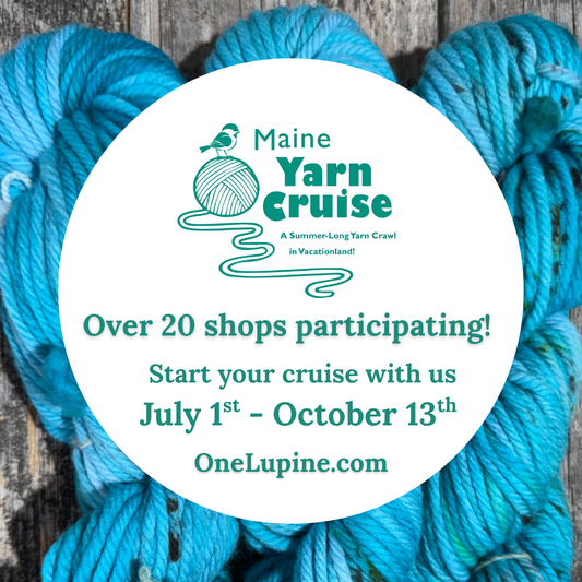 Order your 2025 Maine Yarn Cruise Tote Bag! (Maine Yarn Cruise July 1st - October 13th, 2025)