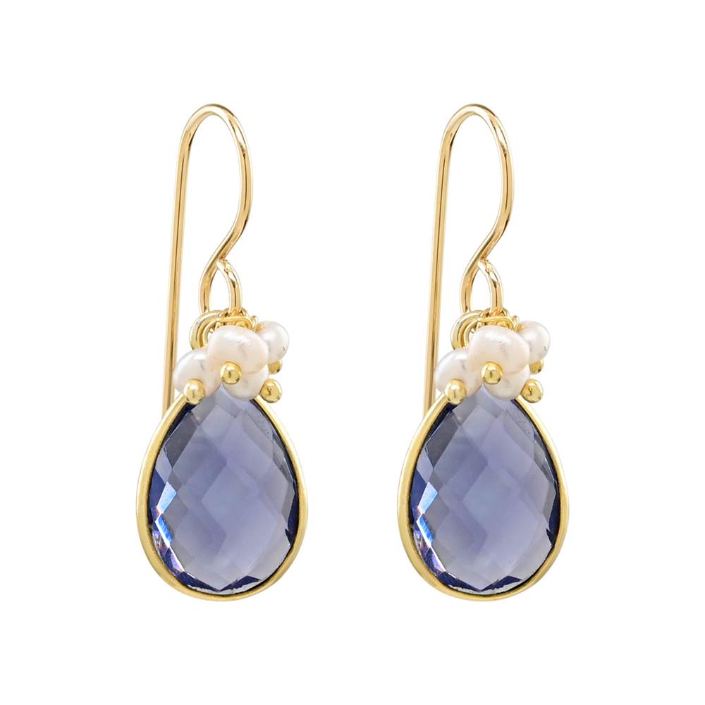 Iolite Quartz in Gold Vermeil by Sonoma Art Works