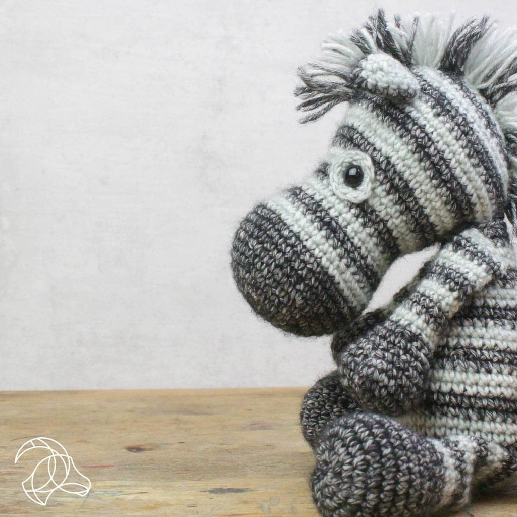 Dirk Zebra Crochet Kit from Hardicraft