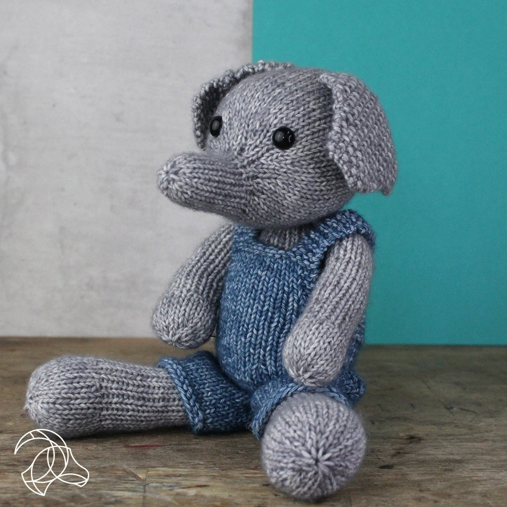 Freek Elephant Knitting Kit from Hardicraft