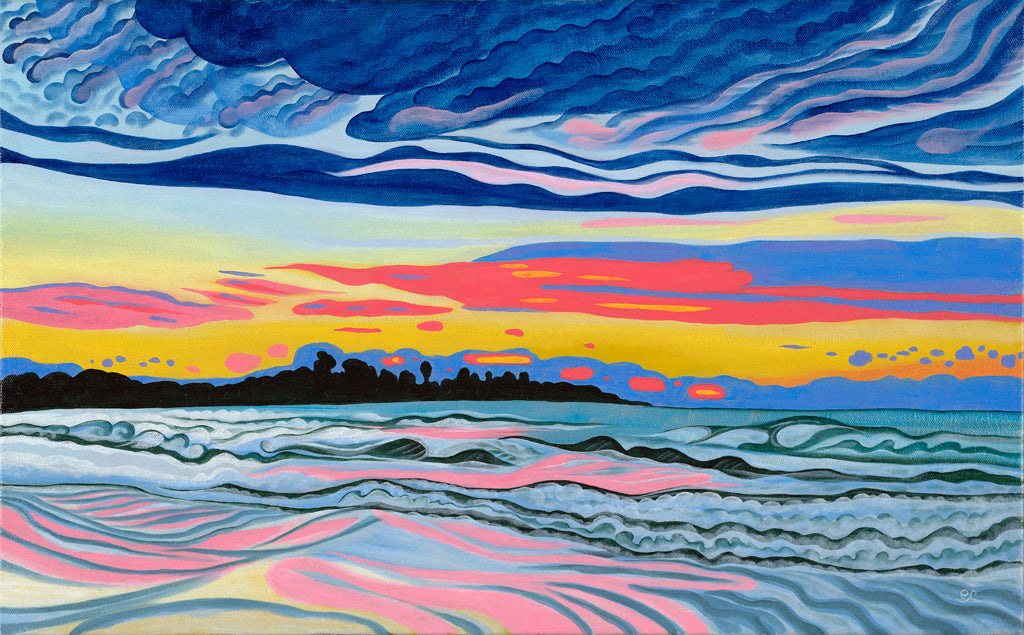 Higgins Beach 2 - Greeting Card by Color Afoot Press
