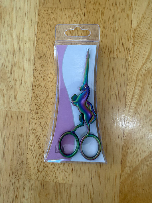 Rainbow Unicorn Scissors - Notions - Maine Yarn & Fiber Supply