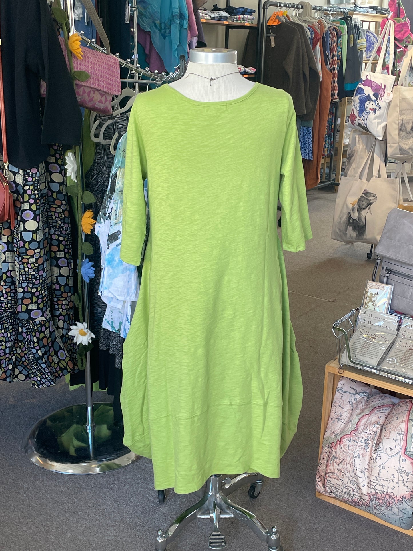 Cotton Artist Dress in Garden by Habitat Clothing