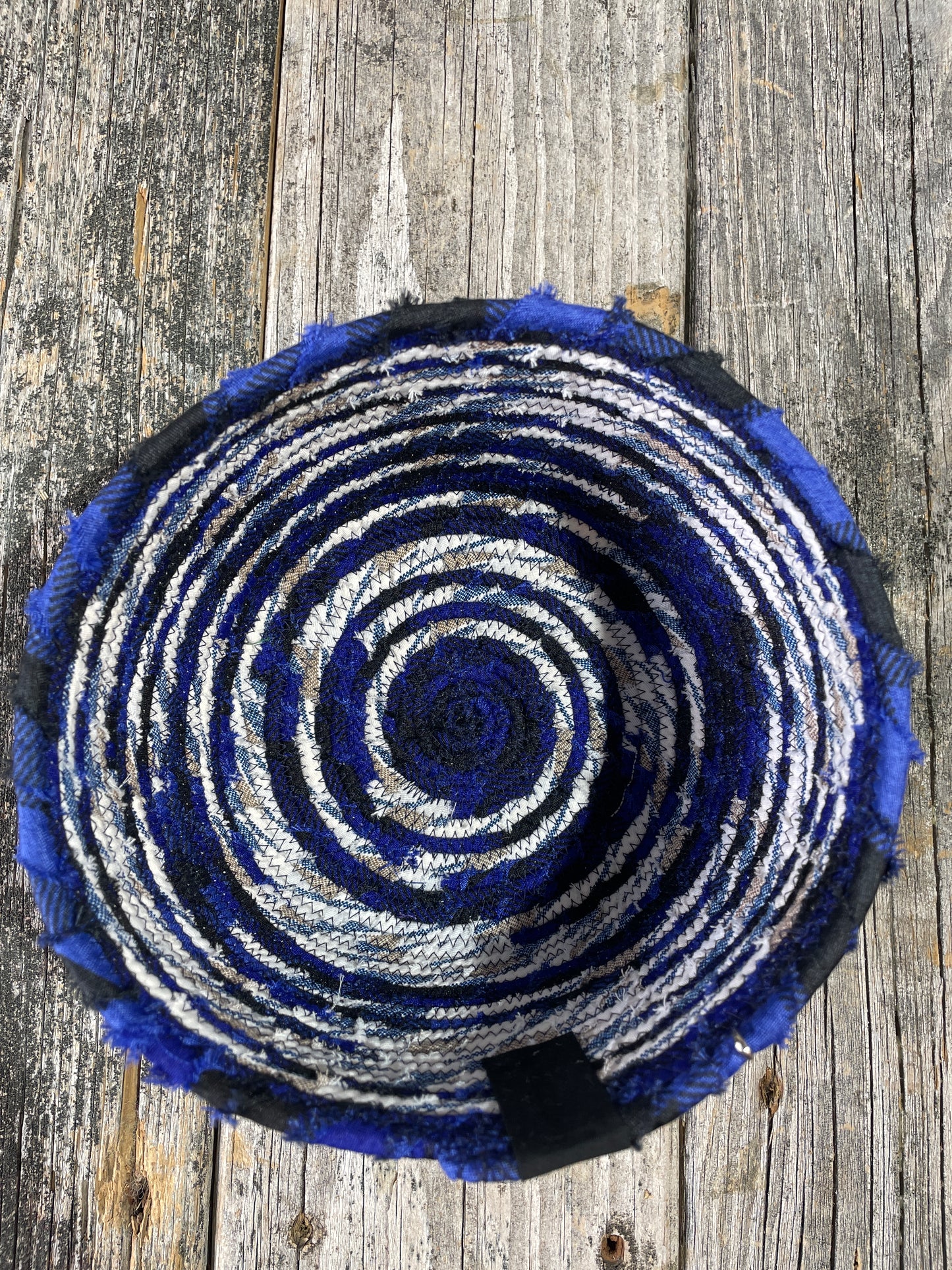 Jutila & Bandana - Handmade Fabric/Rope Project Bowls by TkPomroy/The Wooly Ghost