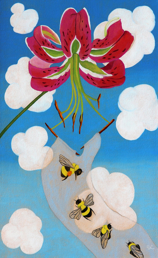 Knitting Bees - Greeting Card by Color Afoot Press