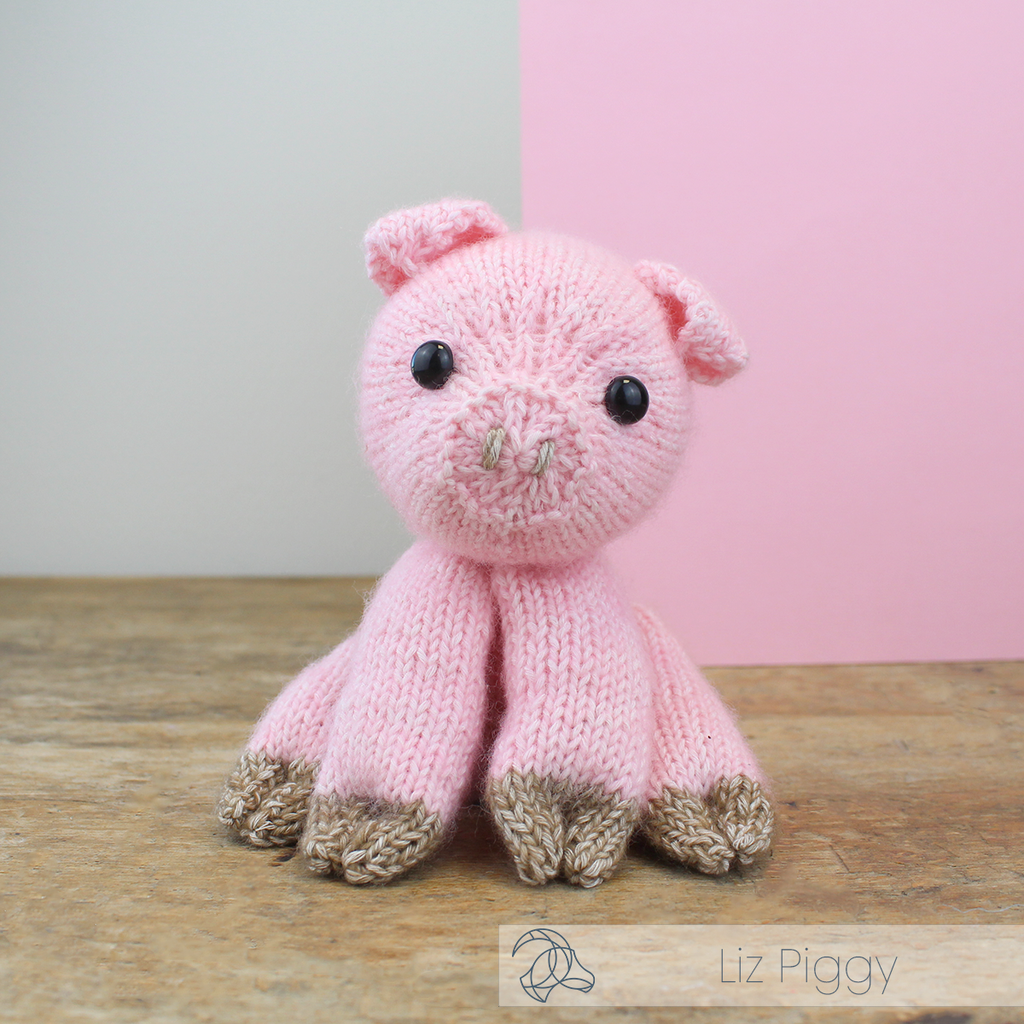 Liz Piggy Knitting Kit from Hardicraft