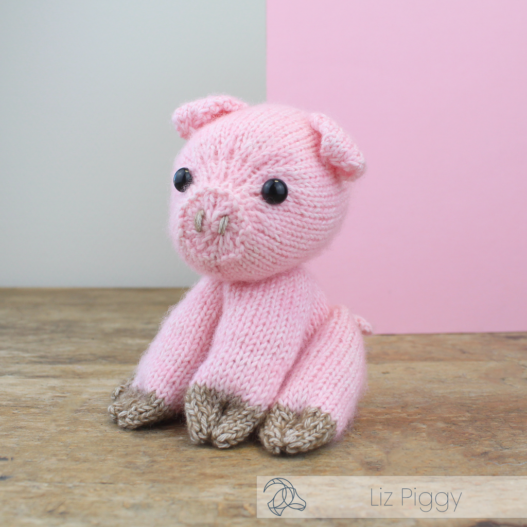 Liz Piggy Knitting Kit from Hardicraft