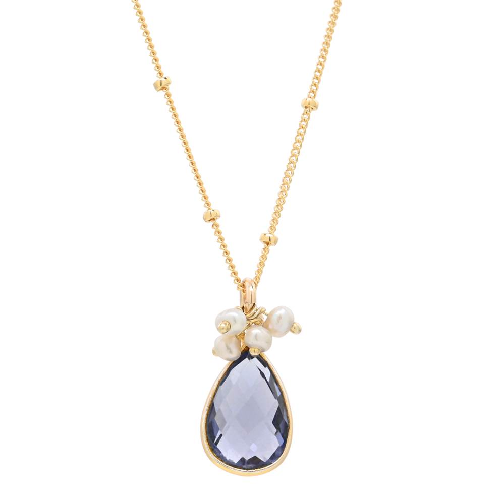 Iolite Quartz in Gold Vermeil by Sonoma Art Works