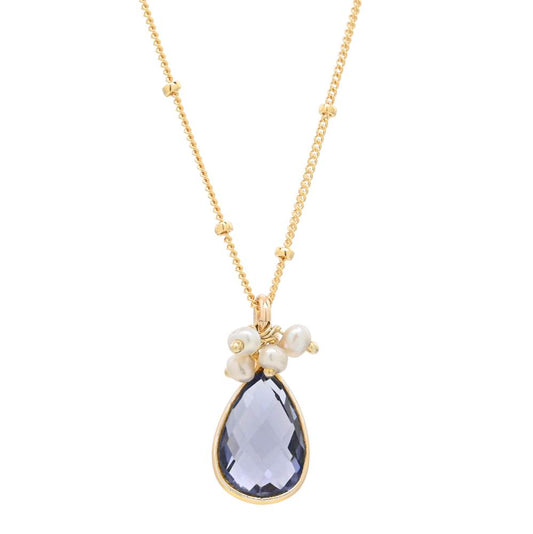 Iolite Quartz in Gold Vermeil by Sonoma Art Works