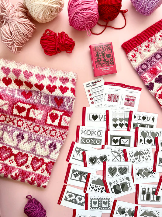 Valentines 2 Doodle Card Expansion Deck by Pacific Knit Co.