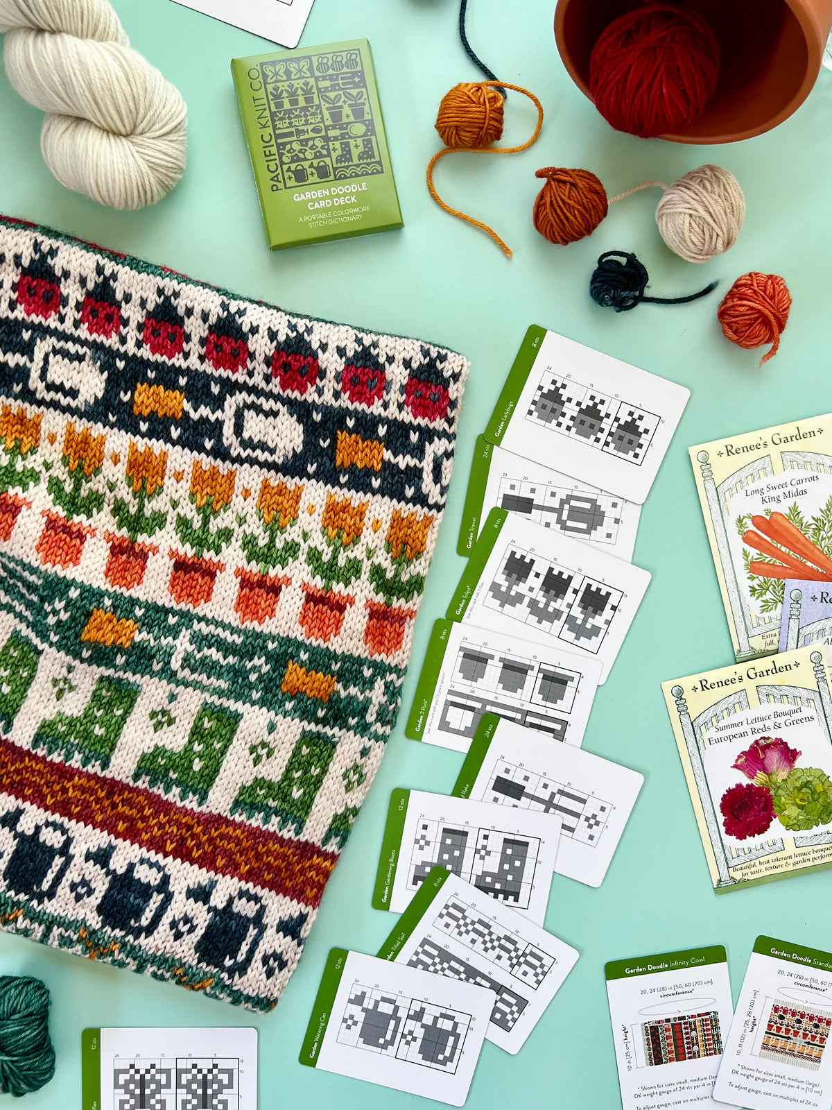Garden Doodle Card Expansion Deck by Pacific Knit Co.