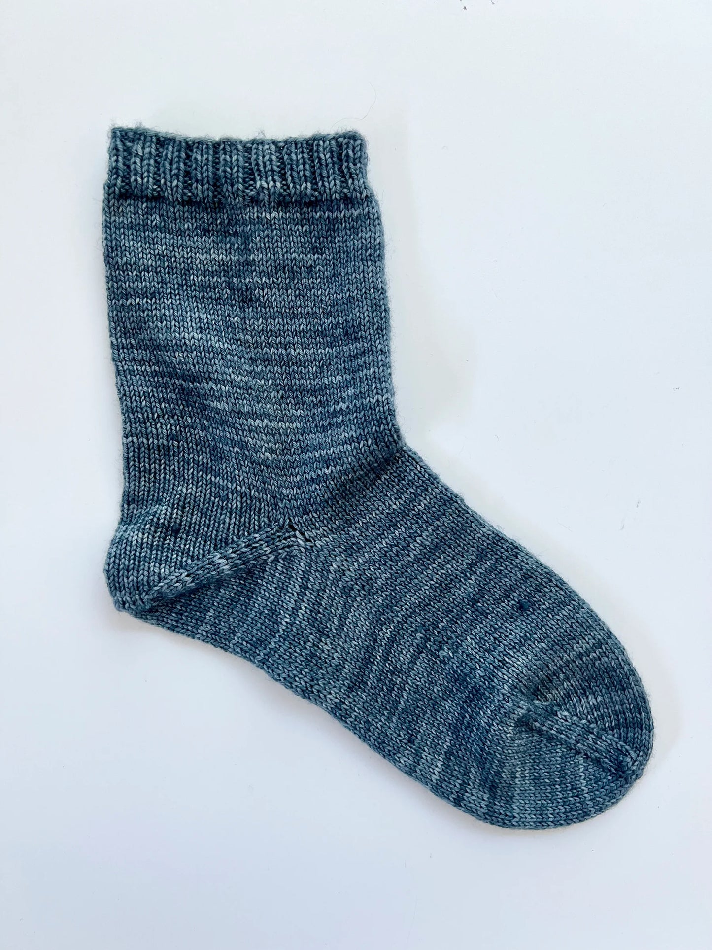 The Base Doodle Top Down Sock Pattern by Pacific Knit Co.