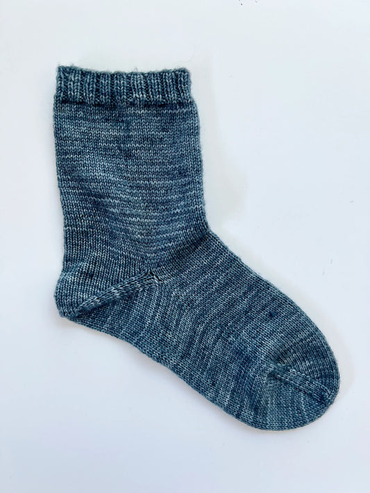 The Base Doodle Top Down Sock Pattern by Pacific Knit Co.