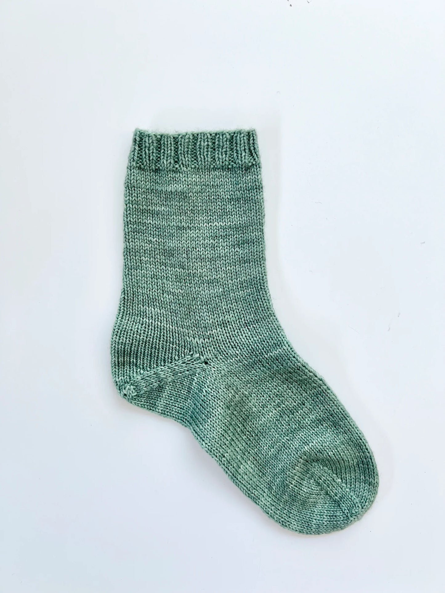 The Base Doodle Top Down Sock Pattern by Pacific Knit Co.