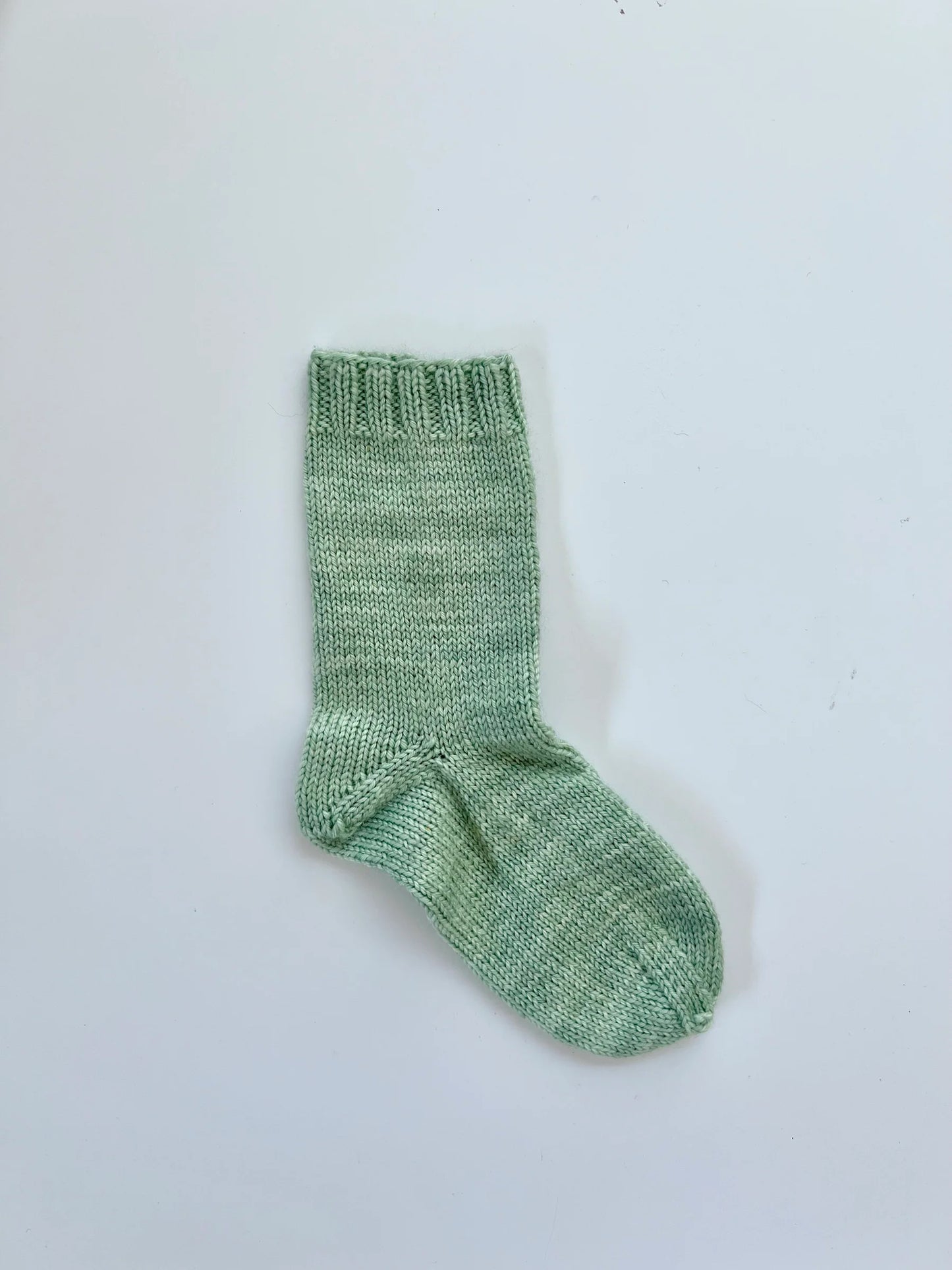 The Base Doodle Top Down Sock Pattern by Pacific Knit Co.