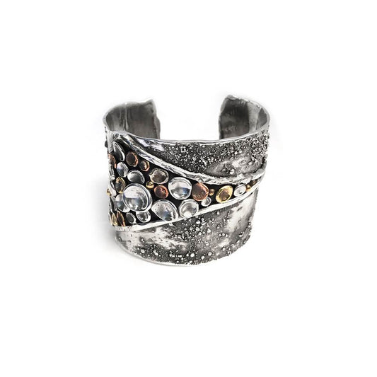 Pebbles on the Beach Cuff by Tamara Kelly Designs