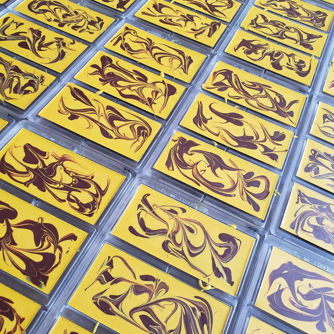 Turmeric Swirl Bar by BOHO Chocolate