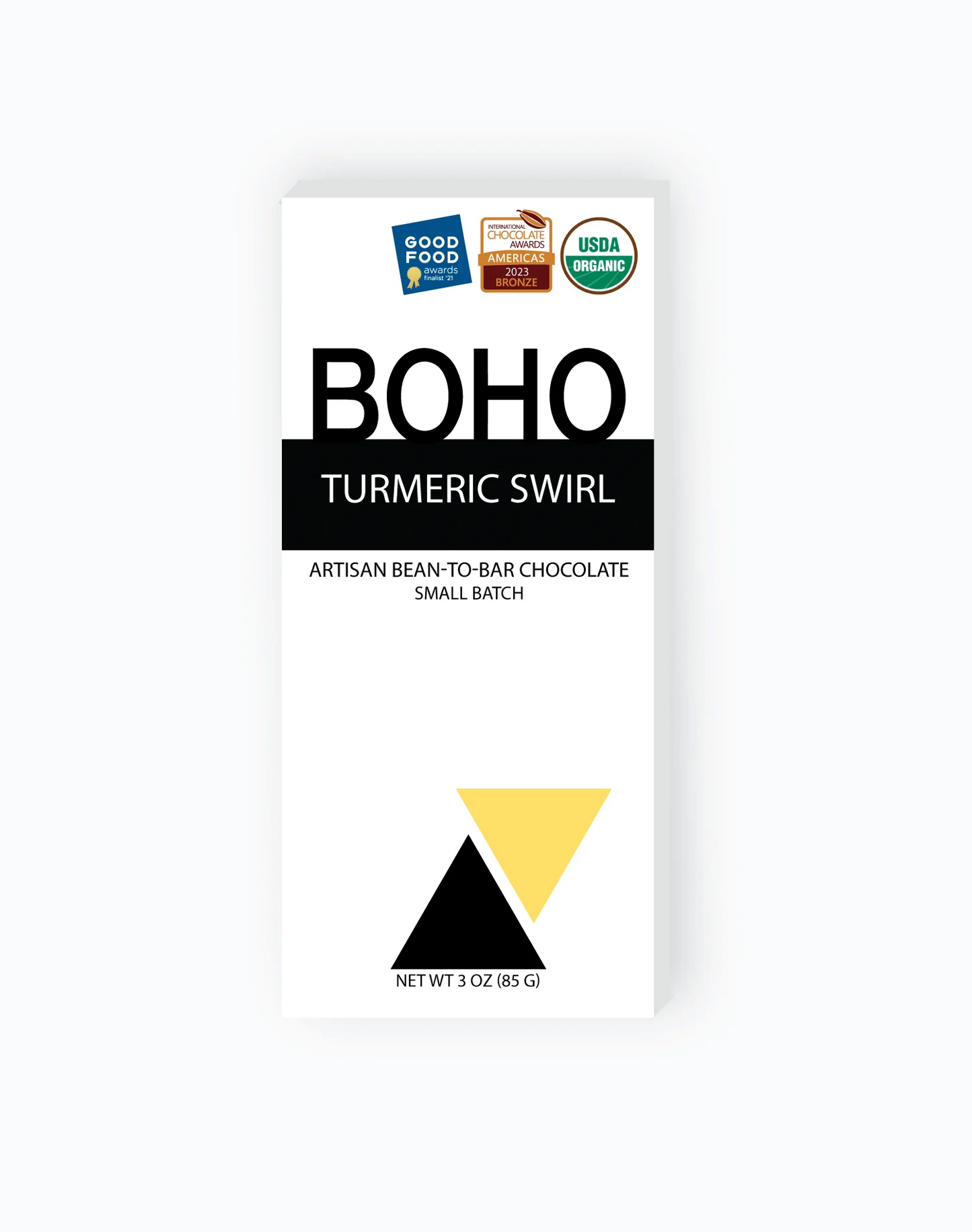 Turmeric Swirl Bar by BOHO Chocolate