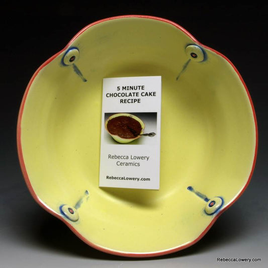 Cake Bowl by Rebecca Lowery Ceramics