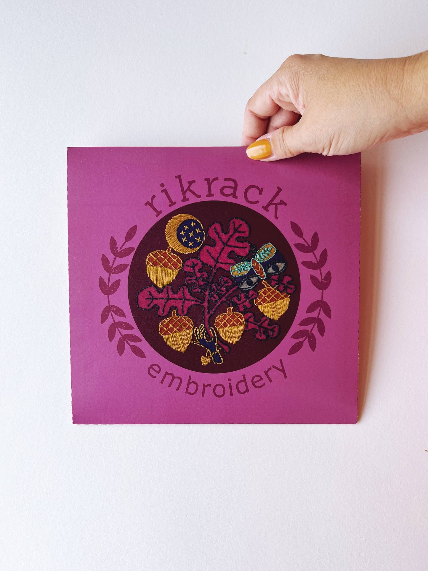 Acorns Embroidery Kit by Rikrack
