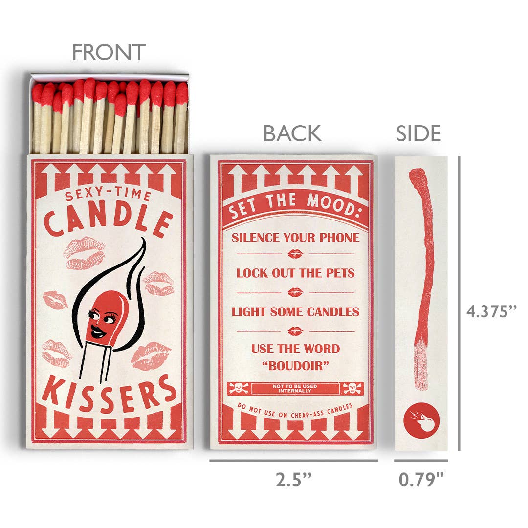 Candle Kissers Matchbox by The Mincing Mockingbird