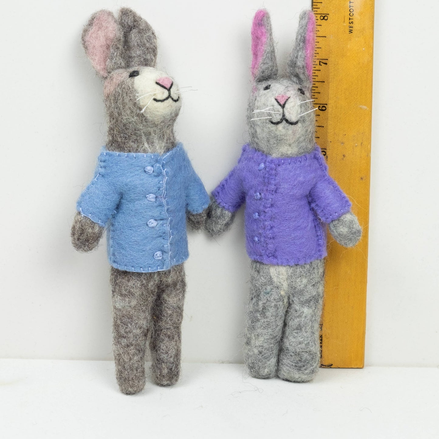 Felt Bunny Dolls from The Winding Road