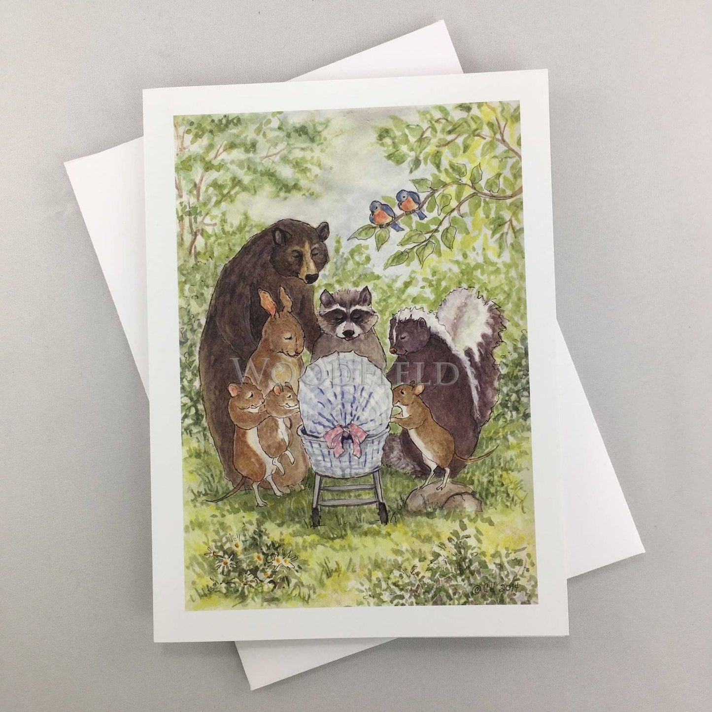 New Arrival - Greeting Card by Woodfield Press