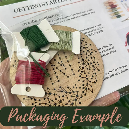 Daisy Bouquet DIY Embroidery Kit by The HNB House - Maine Yarn & Fiber Supply