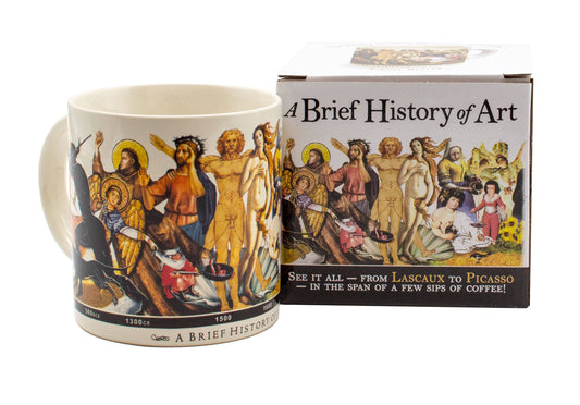 Brief History of Art Coffee Mug from Unemployed Philosophers Guild