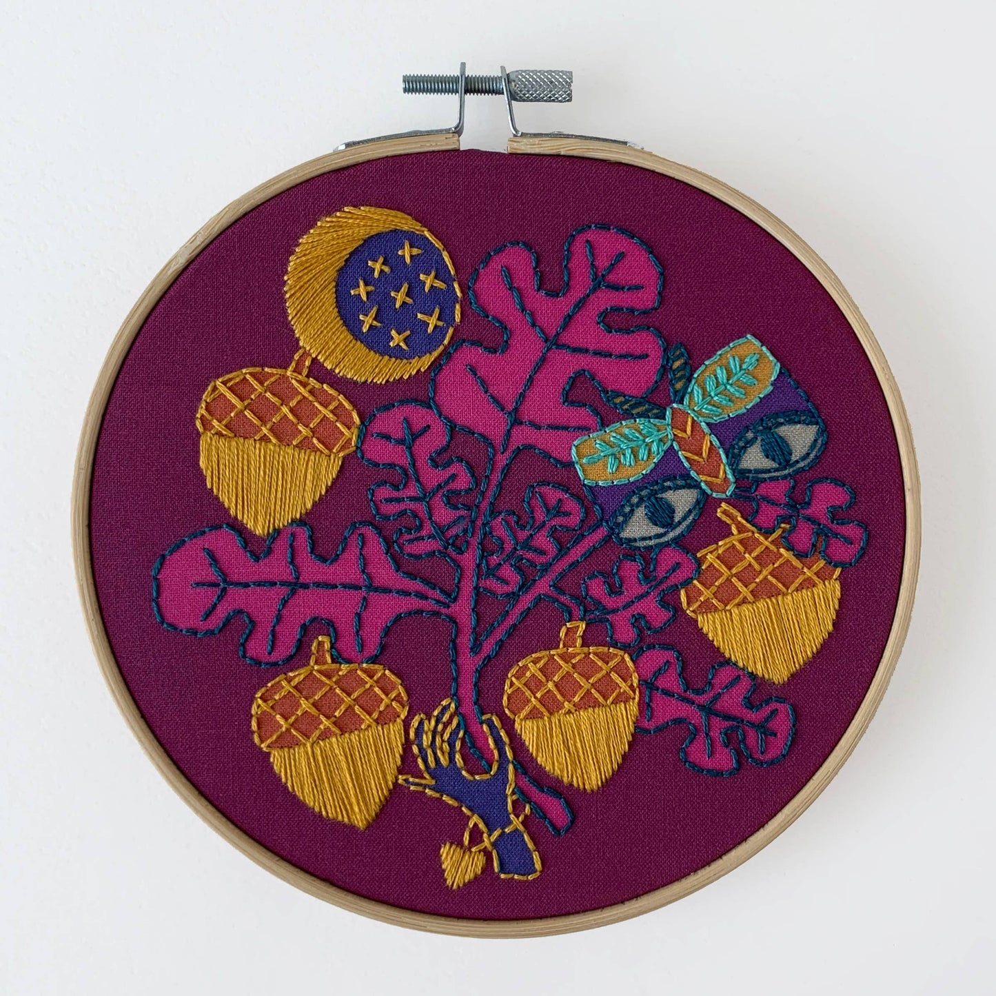 Acorns Embroidery Kit by Rikrack